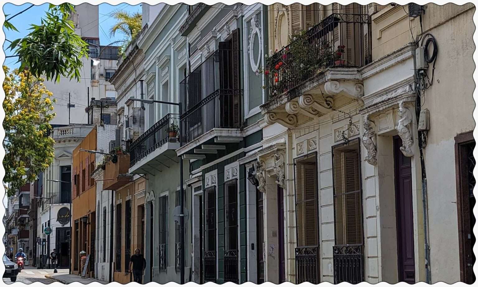 Street of San Telmo in Buenos Aires