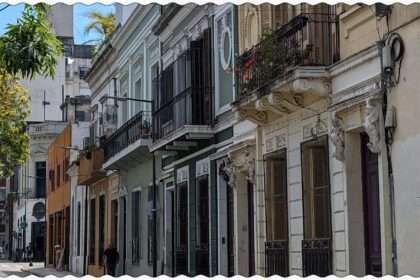 Street of San Telmo in Buenos Aires
