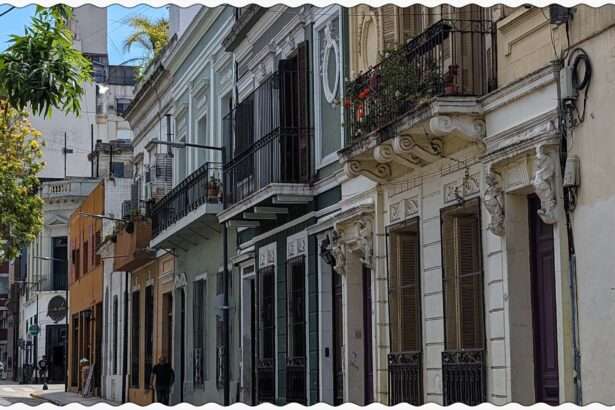 Street of San Telmo in Buenos Aires