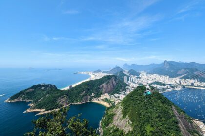 The view over Rio de Janeiro from the top of Sugarloaf Mountain - Sugarloaf Mountain and Christ the Redeemer