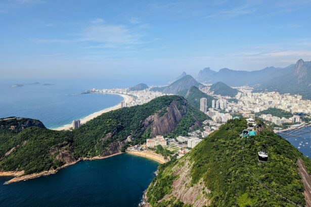 The view over Rio de Janeiro from the top of Sugarloaf Mountain - Sugarloaf Mountain and Christ the Redeemer