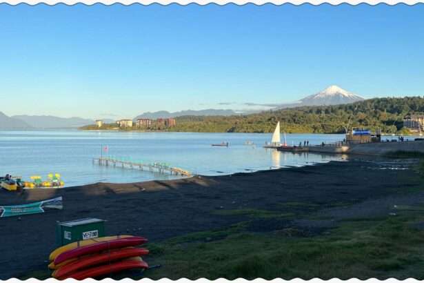 The beach of Villarrica