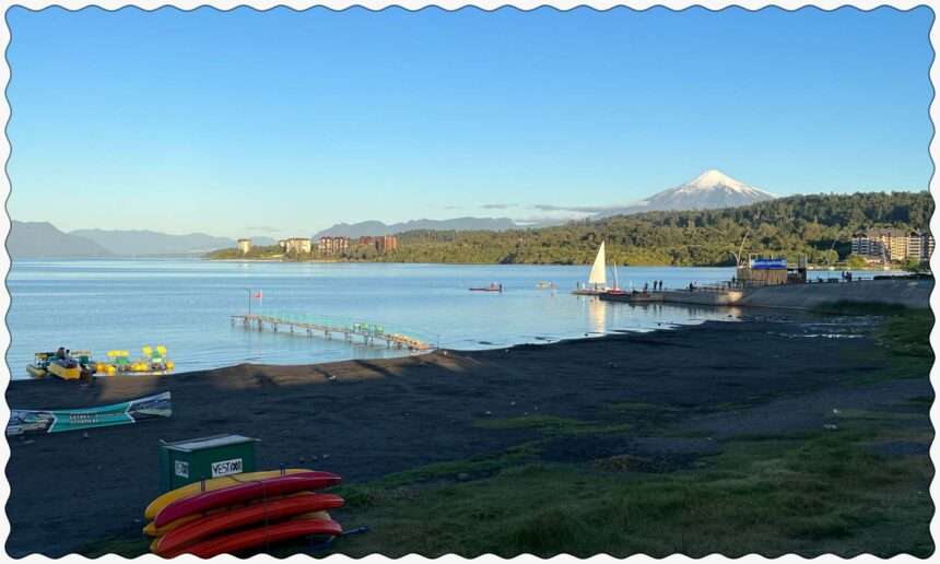 The beach of Villarrica