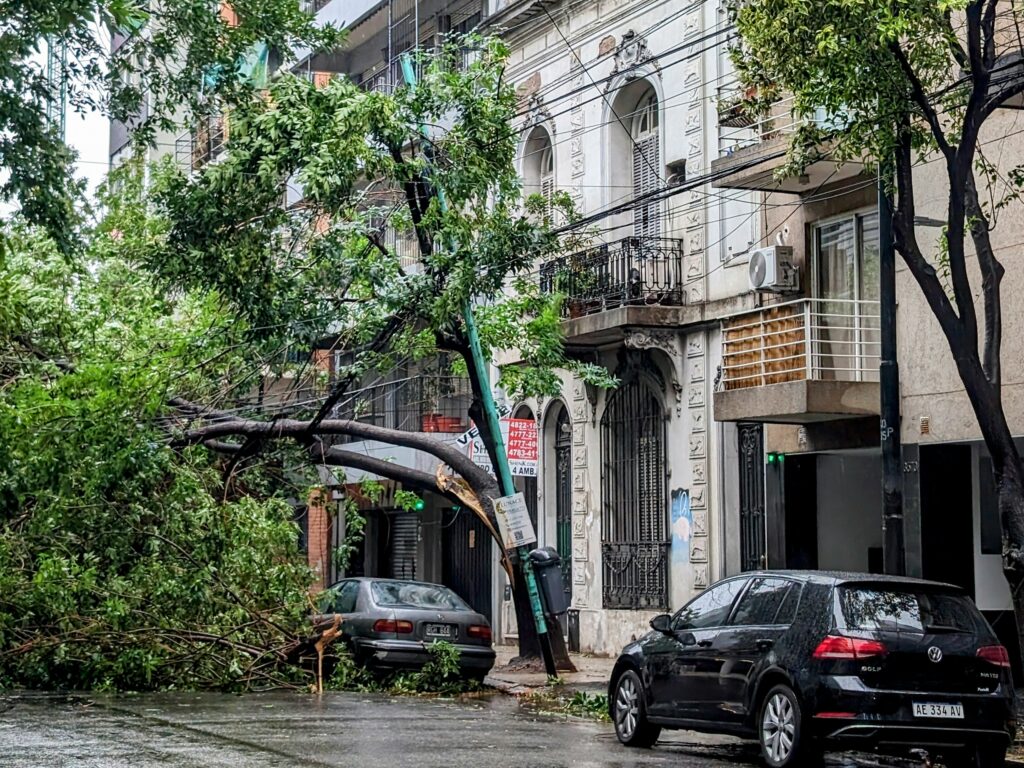 Damage from a hurricane in Buenos Aires where you may need travel insurance