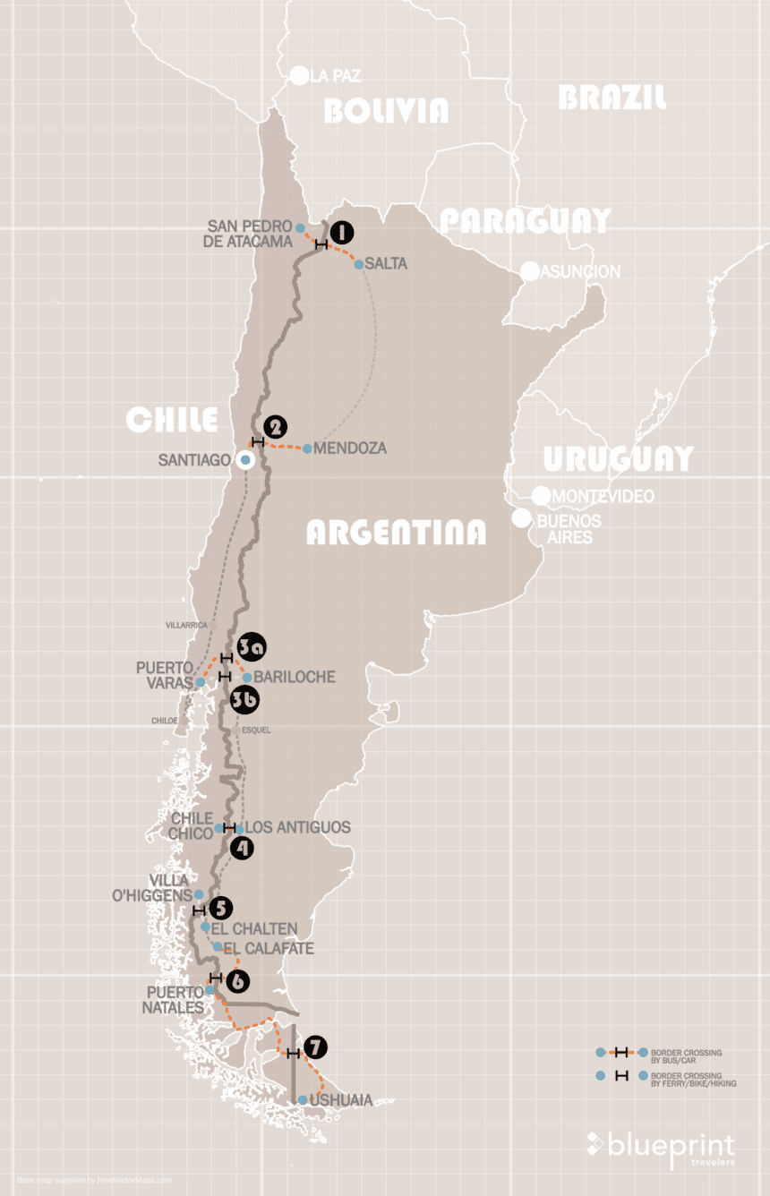 How To Cross The Border Between Chile And Argentina Without Flying How To Cross The Border Between Chile And Argentina Without Flying