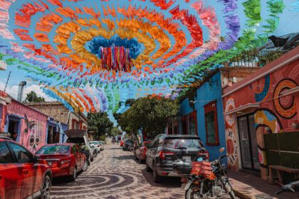 Exploring the colorful streets of Oaxaca are one of the top things to do in Oaxaca