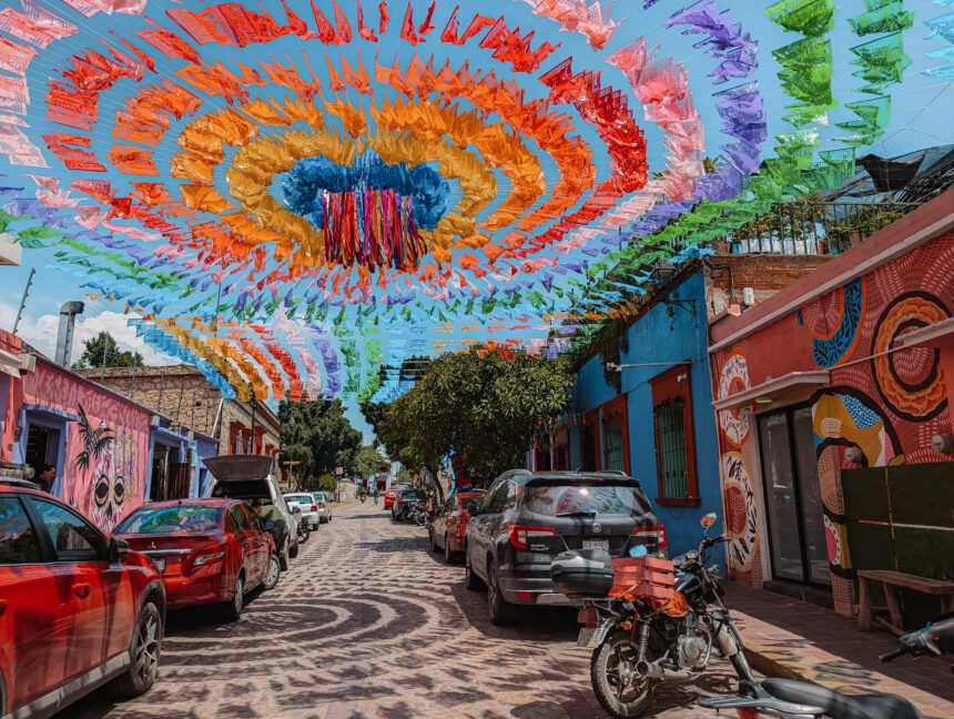 Exploring the colorful streets of Oaxaca are one of the top things to do in Oaxaca