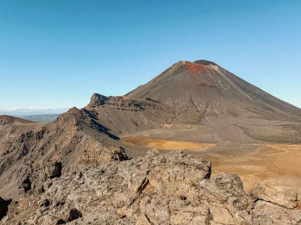 A rocky mountain made of volcanic material and used as one of the Lord of the Rings filming locations - activities Taupo has to offer