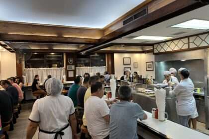 The interior of a busy restaurant - best restaurants in Chile