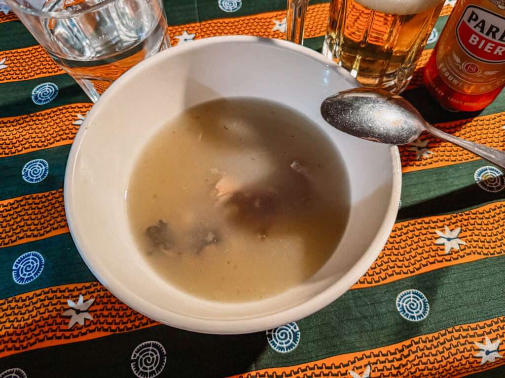 Afingi Soup - Suriname food