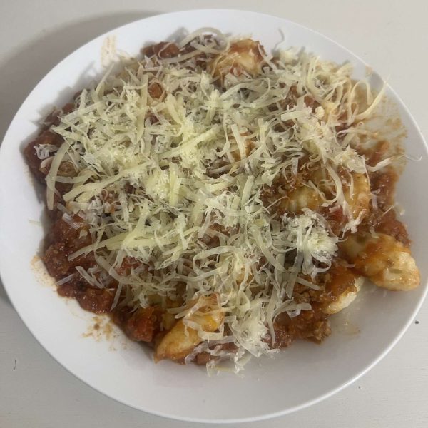 Argentina – Food and Drinks – pasta A large bowl of gnocchi pasta - Argentina food and drinks