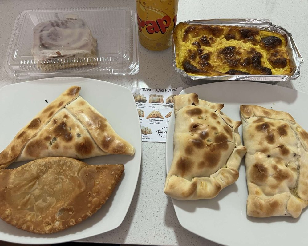 A variety of empanadas on a table - Chile food