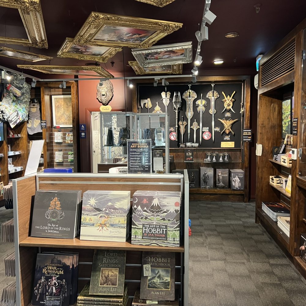 Their giftshop is full of memorabilia, many of which they produced themselves within their workshop