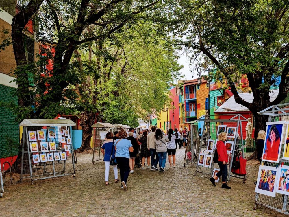 El Caminito in La Boca, Buenos Aires, Argentina