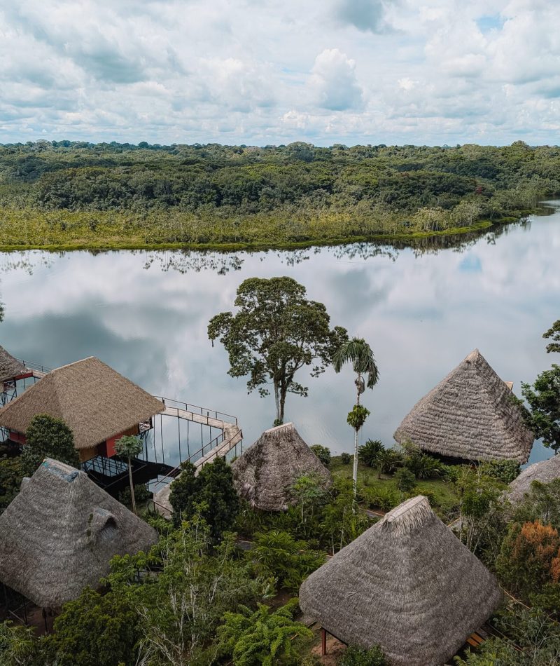 The Napo Wildlife Center, as seen from their observation deck